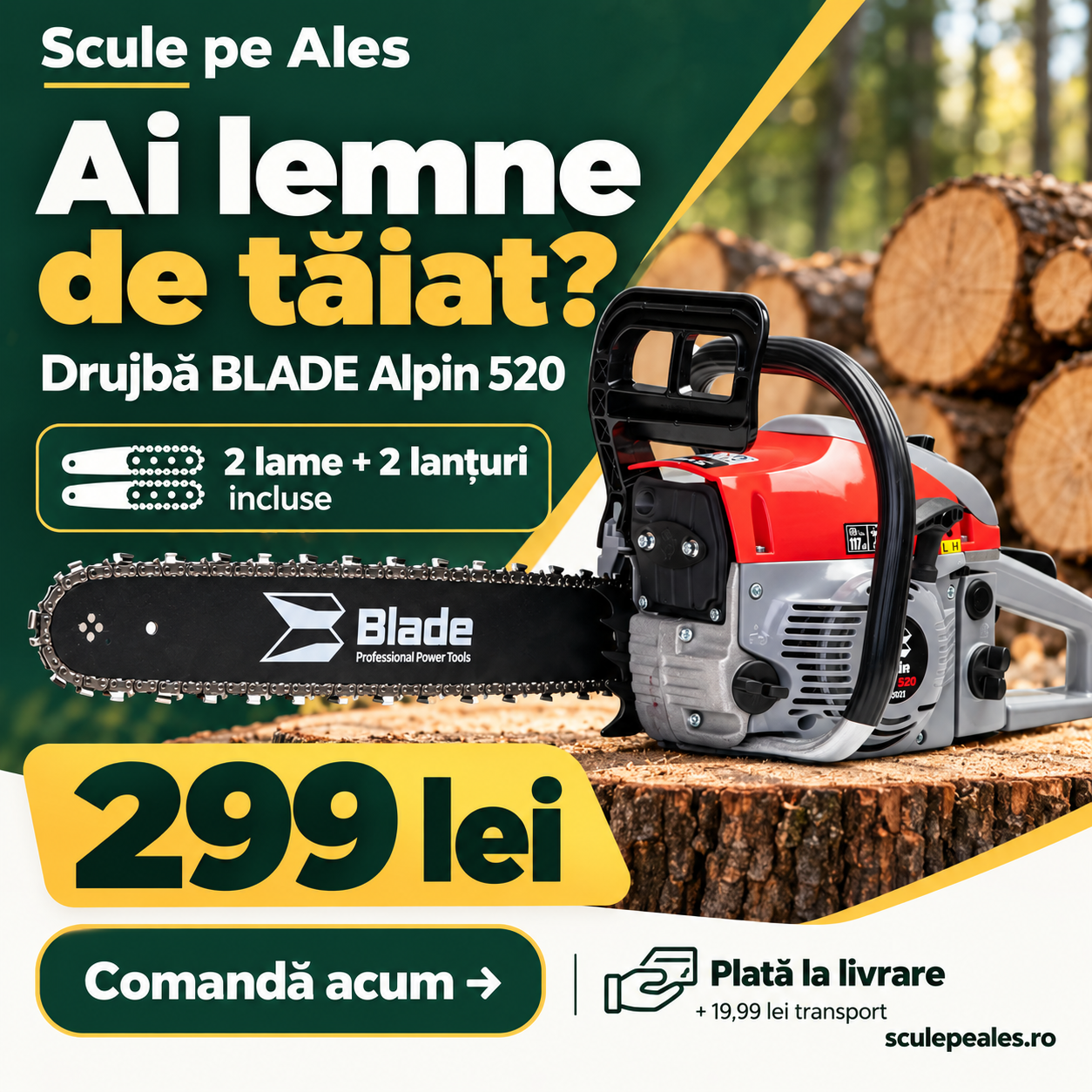 BLADE Alpin 520 - 299 lei. Plată la livrare. Comandă pe Scule pe Ales.