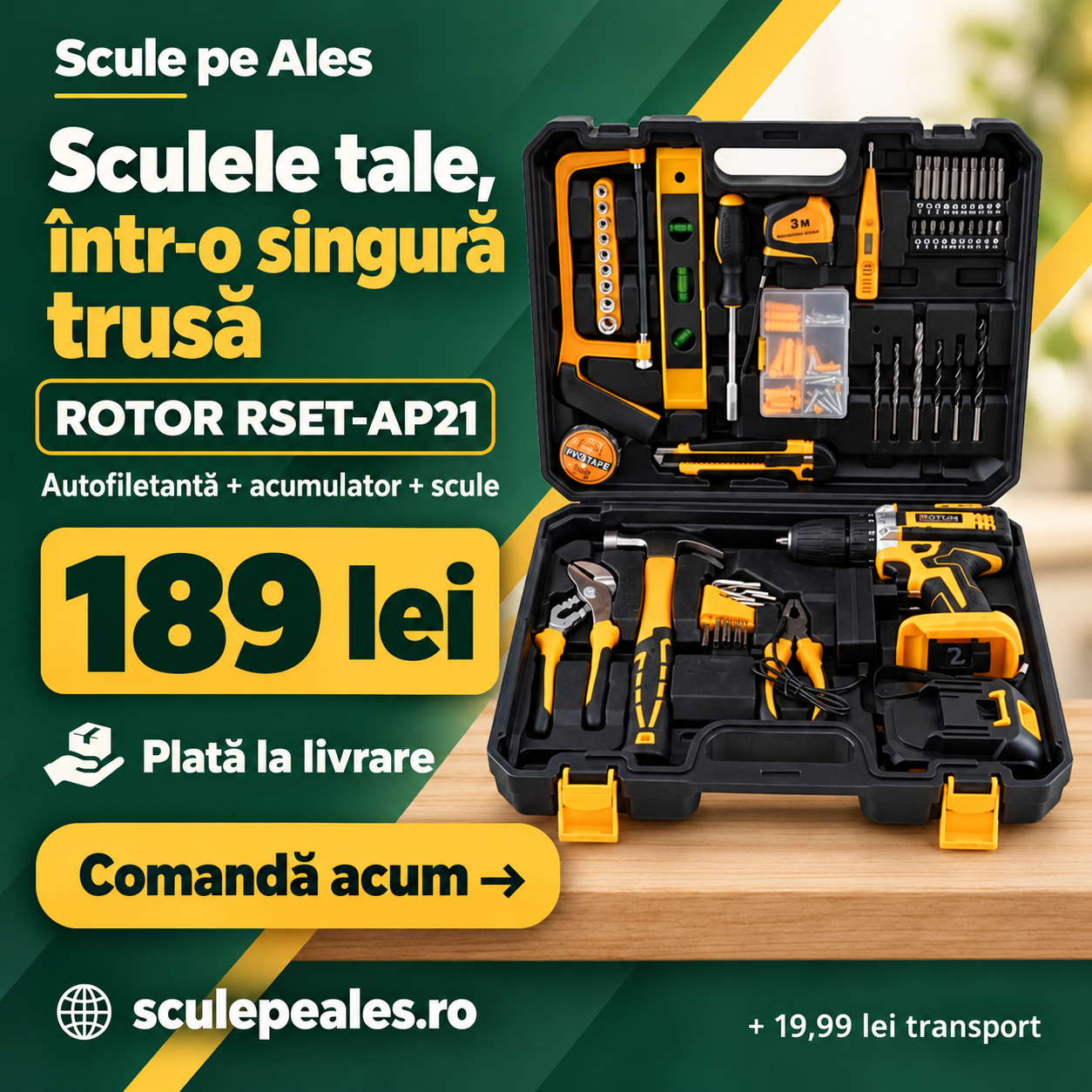 ROTOR RSET-AP21 - 189 lei. Plată la livrare. Comandă pe Scule pe Ales.