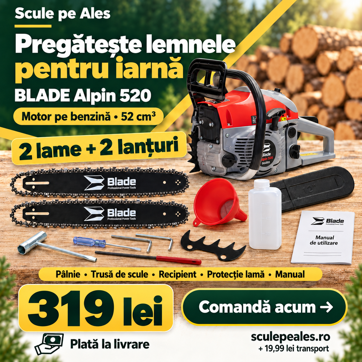 BLADE Alpin 520 - 319 lei. Plată la livrare. Comandă pe Scule pe Ales.