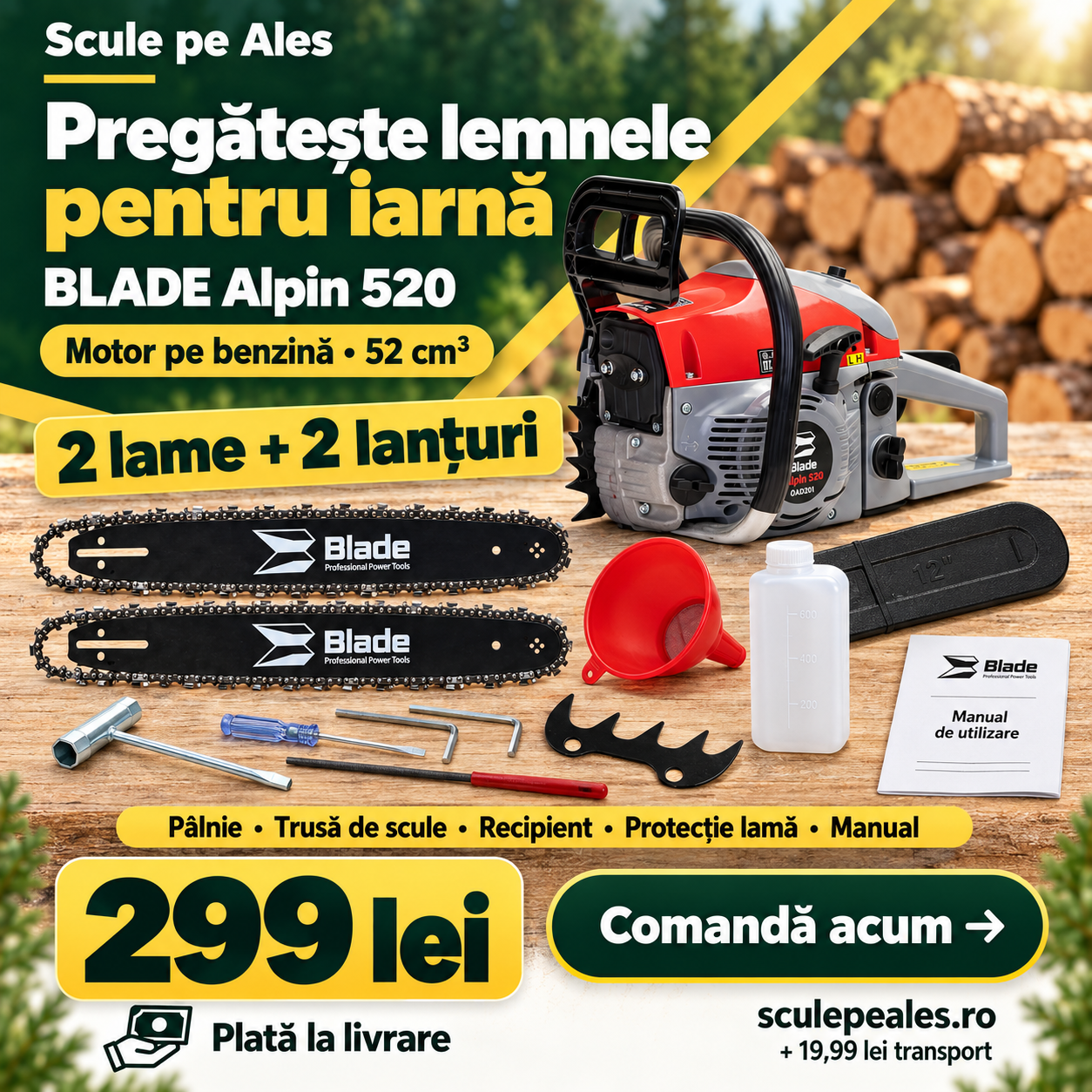 BLADE Alpin 520 - 299 lei. Plată la livrare. Comandă pe Scule pe Ales.