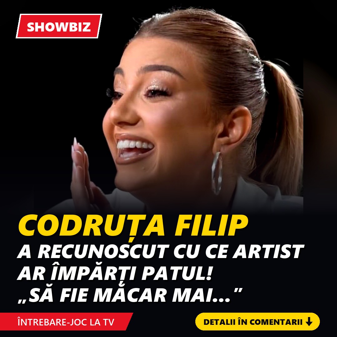 Codruța Filip, pusă să aleagă cu ce artist ar împărți patul pe o insulă pustie: „Să fie măcar mai de vârsta mea”