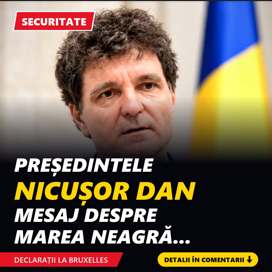 Nicușor Dan, mesaj despre securitatea Mării Negre: România cere un răspuns coordonat cu NATO